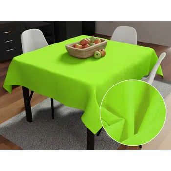 ubrus Dekorační čtvercový ubrus Rongo RG-041 Zářivý zelený 70x70 cm
