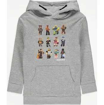 Chlapecký svetr GEORGE CHLAPECKÁ MIKINA "ROBLOX" Barva: šedá, Velikost: 10-11 let (146)