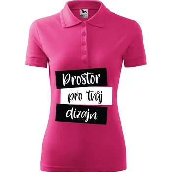 Dámská polokošile s vlastním potiskem Barva: Purpurová, Velikost: XL