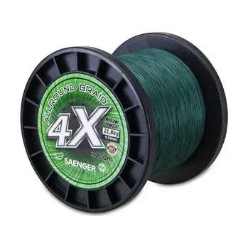Saenger šňůra 4 X Allround Braid 3000 m 0,25 mm zelená-1970325