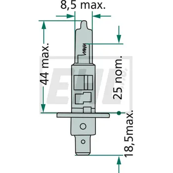 Autodoplněk Žárovka, 12V 55W, H1 44712258PRB1