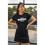 Dámské tričko Jsem limitovaná edice Barva: Černá, Velikost: 3XL