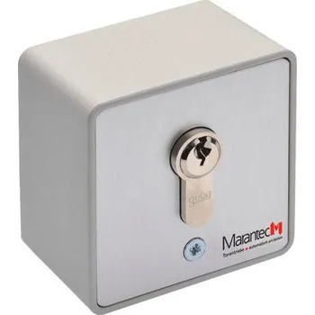 vypínač Marantec Comamnad 414 klíčový spínač na omítku (impulsní) pro vrata a brány Barva: stříbrná