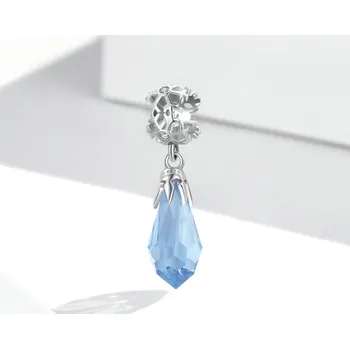 Přívěsek B-TOP Přívěsek BLUE CRYSTAL - STŘÍBRO 925