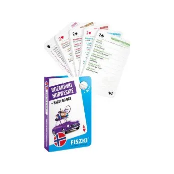 Pexeso Rozmówki norweskie i karty do gry 2w1 – Kinga Perczyńska (PL)