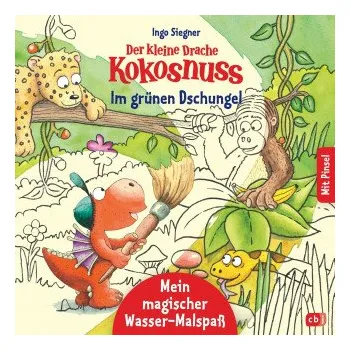 První čtění Der kleine Drache Kokosnuss - Mein magischer Wasser-Malspaß - Im grünen Dschungel (DE)