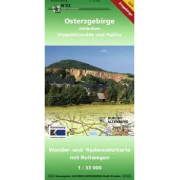 Osterzgebirge zwischen Dippoldiswalde und Teplice 1 : 33 000 (DE)