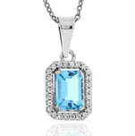 Zlatnictví U Kostela Zlatý přívěsek s přírodním topazem 791M 576109953