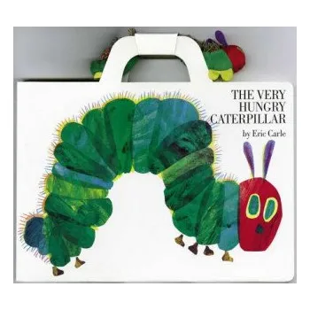 První čtění The Very Hungry Caterpillar Giant Board Book and Plush Package - książka: Board – Eric Carle (EN)