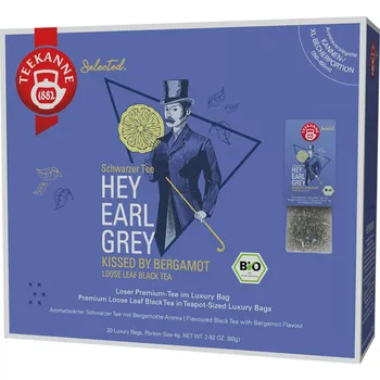 Čaj Teekanne Hey Earl Grey Luxury Bags BIO 20x4 g