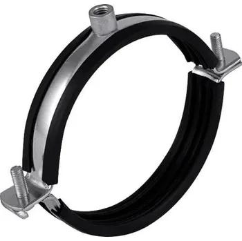 Kovová objímka s gumou - 160mm