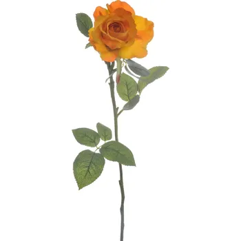 umělá květina Dekorace umělá oranžová růže Alice - 9*7*71 cm