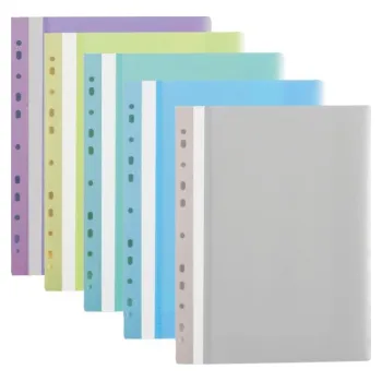 Rychlovazač A4 plastový s eurozávěsem - fialová