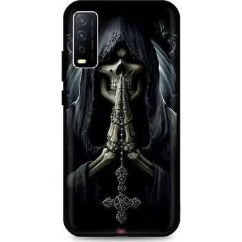 Pouzdro na mobilní telefon Kryt Vivo Y11s silikon Grim Reaper (obal neboli pouzdro na Vivo Y11s)