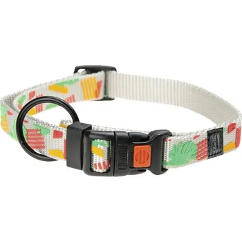 Obojek pro psy Karlie Art Sportiv Mix and Match tropy nastavitelný vel. S 15 mm 30 – 45 cm šedý
