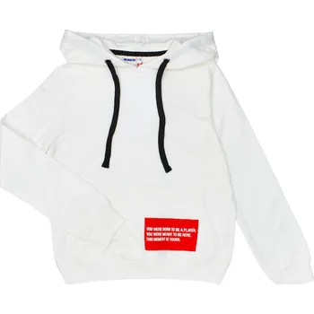 Chlapecké oblečení Dívčí mikina - Winkiki WSG 91476, bílá Barva: Bílá, Velikost: 164