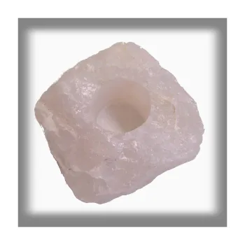 Svícen Ex Herbis AHDL Onyxo Svícen na čajovou svíčku surový kámen Růženín 800g