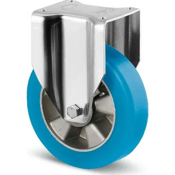 Pojezdové kolečko TENTE KOLEČKA Vysokorychlostní kolečko 160mm, pevné, plotýnka, 4688ICP160P63 soft convex R80 shore A75