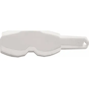 Motocyklové brýle Strhávací slídy plexi STANDART pro brýle ARMEGA FORECAST, 100% (50 vrstev v balení, čiré)