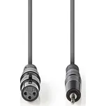 Nedis KABEL XLR/F 3pin -> JACK 3.5mm stereo zástrčka 1m