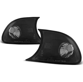 Směrový světlomet TUNING-TEC Přední blikače BMW E46 Coupé + Cabrio 99-01 černé