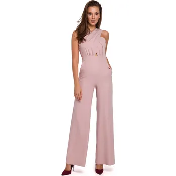 Dámská mikina Makover Dámský overal Ksawer K029 růžová S