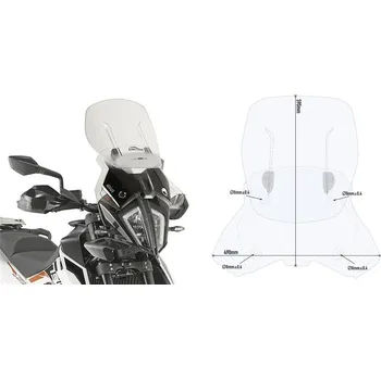 Motodíl GIVI AF7710 plexi KTM Adventure 790 2019 -