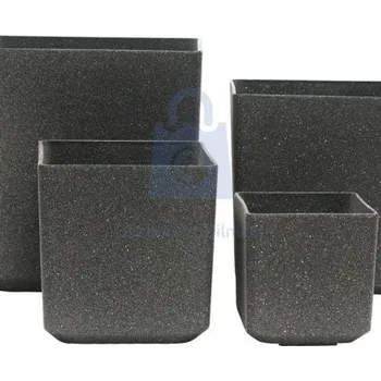 Květináč Květináč Industrial Block 43 x 43 x 43, balení 1 ks