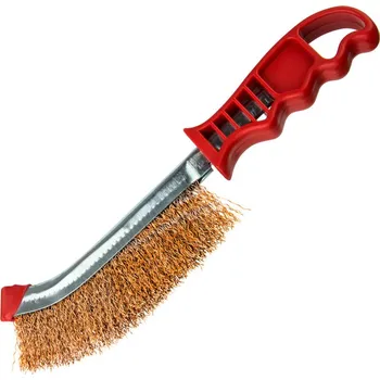 DEMA Bronzový drátěný kartáč 1-řadý DBDBK