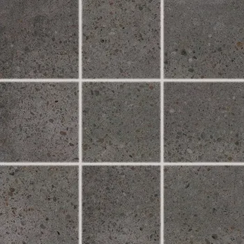 Obklad Keramická mozaika Grosseto černá 30x30 cm, 10x10 cm