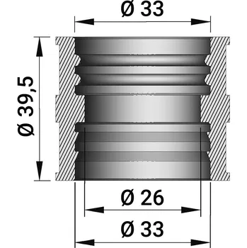 Karburátor Propojovací guma karburátoru MALOSSI DellOrto VHB 24-26 M130399B