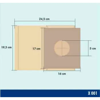 Sáček do vysavače HIT X001 - UNIVERZÁLNÍ SÁČEK