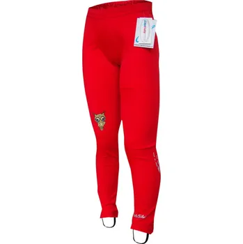 cyklistický dres Cycloschein Cycloschein ART 201 Cyklokalhoty dětské, dlouhé, bez výztuže, červené - 150