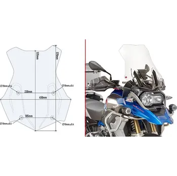 Motodíl GIVI 5124DT plexi BMW R 1200 GS 2016 - 2018