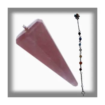 Salts Kyvadlo s čakrovým řetízkem Růženín 3 cm