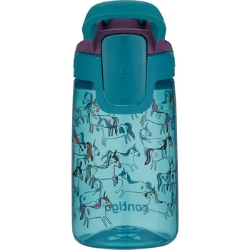 Kempingové nádobí Láhev Contigo 420 ml Jessie Barva: Azurová s jednorožci