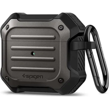 Příslušenství pro sluchátka SPIGEN Tough Armor odolné pouzdro pro Apple AirPods 3 / Gunmetal