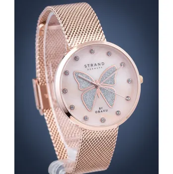 Hodinky Dámské hodinky Strand by Obaku Butterfly S700LXVVMV-DB S700LXVVMV-DB