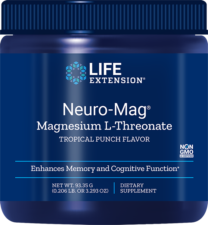 Life Extension Neuro-Mag Magnesium L-Threonate 144 mg 93,35 g od 989 Kč ...