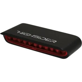 Osvětlení pro motocykl HIGHSIDER LED moto zadní světlo STRIPE černé červené