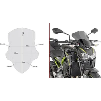 Motodíl GIVI A4118 plexi Kawasaki Z 900 2017 - 2019