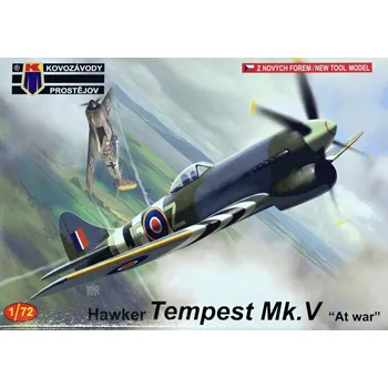Plastikový model Kovozávody 1/72 Hawker Tempest Mk.V 'At war' (3x camo)