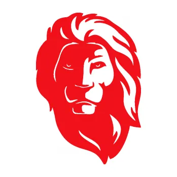 Polep vozidla SAMOLEPKA Lev 011 pravá (10 - červená) NA AUTO, NÁLEPKA, FÓLIE, POLEP, TUNING, VLASTNÍ TEXT, TISK, AUTOSAMOLEPKY.cz, POLEPY, OBRÁZEK, LOGO, SAMOLEPKY