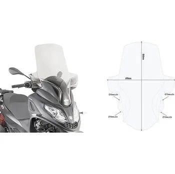 Motodíl GIVI D5614ST plexi Piaggio Mp3 300 HPE 2019 -