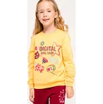 Dívčí mikina - Winkiki WKG 92551, žlutá Barva: Žlutá, Velikost: 116