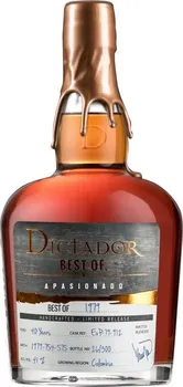 Rum Dictador The Best Of 1979 41 % 0,7 l