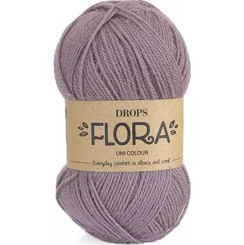 Příze Příze DROPS Flora uni colour 09 - ametyst