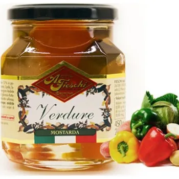 Omáčka Mostarda sladce pikantní zeleninová 450g Fieschi