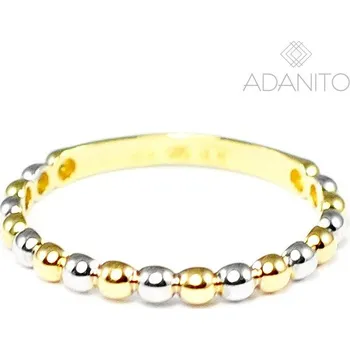 Prsten Zlatý prsten z kombinovaného zlata