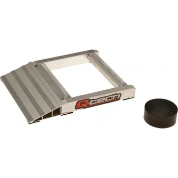 Hliníková podložka s válci pro možnost promazání sekundárního převodu, Q-TECH (stříbrná)